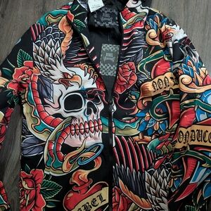 Men's Multicolor Graphic Jacket